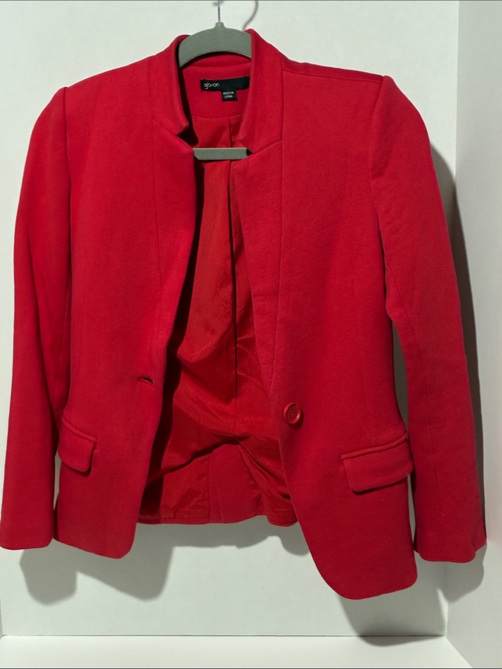 Gibson Red Women's Single-Button Blazer